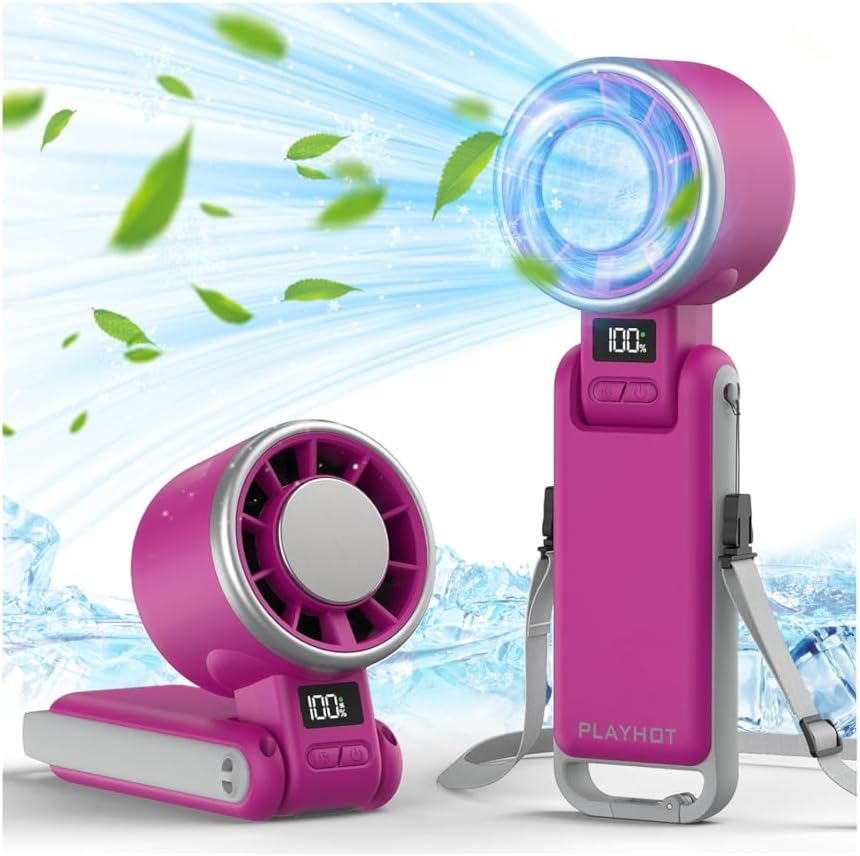 Instant-Cooling Fan - Magenta