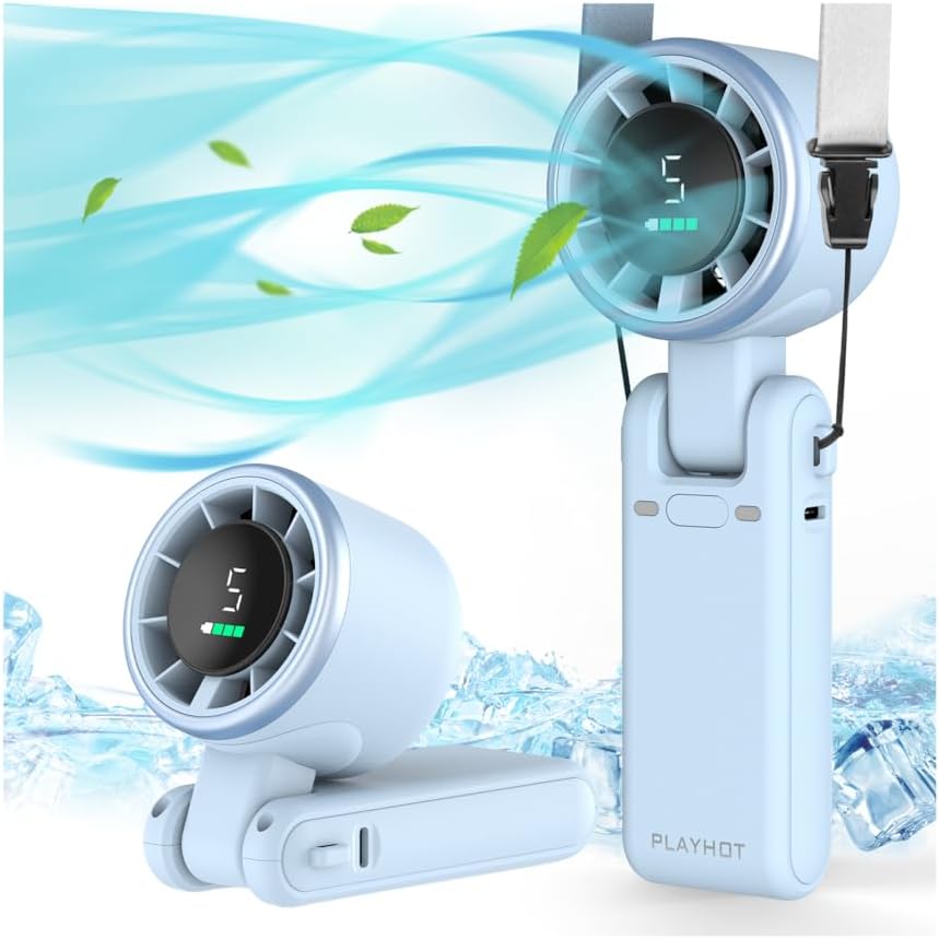 Turbo Handheld Fan - Blue