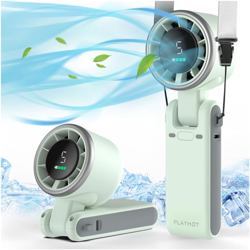 Turbo Handheld Fan - Green